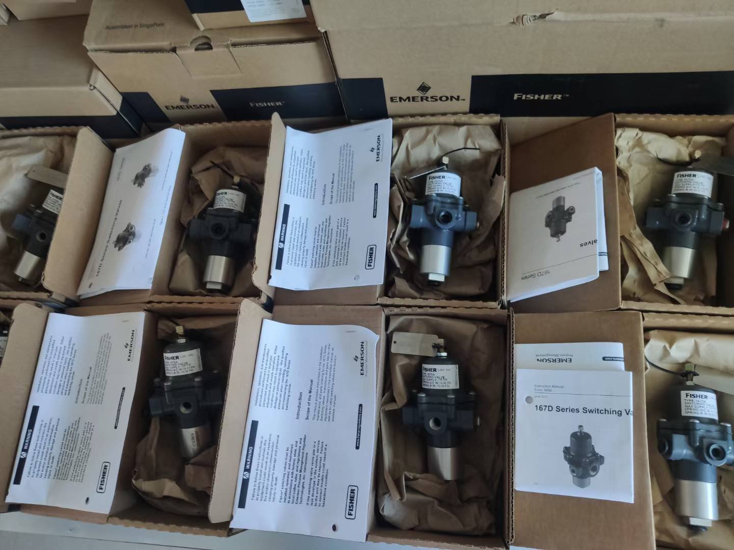 Original Fisher Type 167DA Switching Valves from Chinese supplier Yunrui.