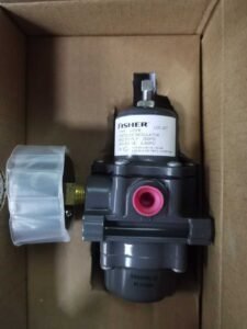 Yunrui Fisher Valves supplier - Fisher 67CFR&67CFSRfilter regulator, 100% genuine Emerson original, with pressure gauge and manual adjustment knob, provides clean stable air supply for pneumatic instruments