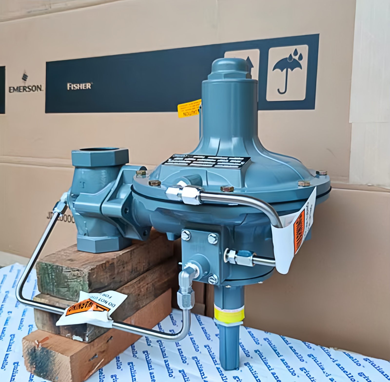 Emerson Fisher 299H DN50 pressure reducing regulator for natural gas and LPG applications