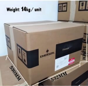 Fisher 299H regulator outer packaging dimensions